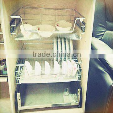 Professional production kitchen cabinet pull out basket (guangzhou)