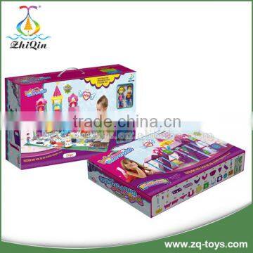 Kids Educational Plastic Building Blocks Toys Creative Building Block Toys Amusement Park Cars for Sales photo-2