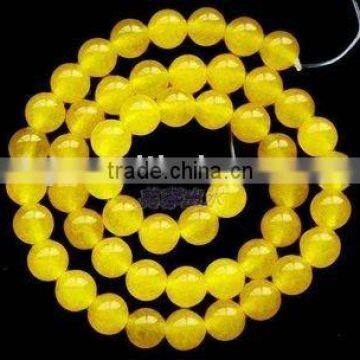 Natural Yellow Jade Beads