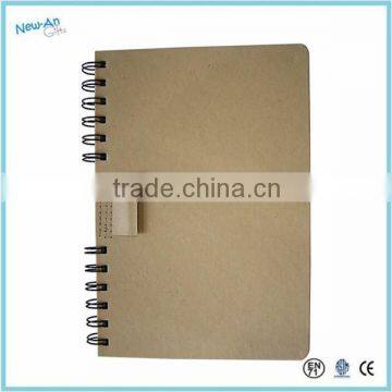 Cheap recycle brown kraft paper notebook/Spiral Notebook