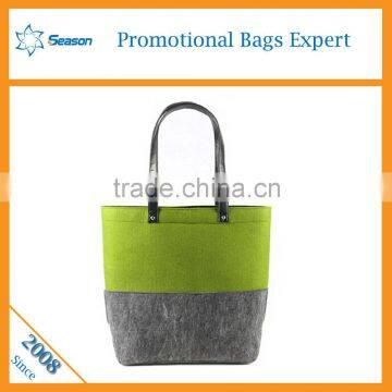 Wholesale felt bags women bags handbag leather tote bag                        
                                                                                Supplier's Choice