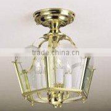 UL & CUL Listed Classic Ceiling Light in Polished Brass