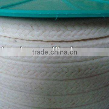 PTFE fibre packing with prepreg