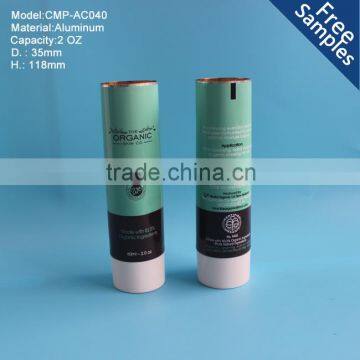 2 OZ Double Wall Cap Aluminum Tube for Nutrition Gel ,60g Collapsable Aluminum Tube
