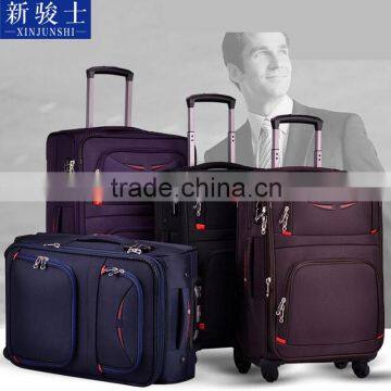 Factory Wholesale Manufacture 600D Oxford Fabric Expandable Trolley Bag Cheap Trolley Luggage Travel Bag photo-5