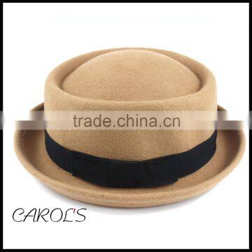 Hot-Selling high quality plain children's floppy hat , women bowler hat