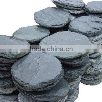 green slate stepping stone