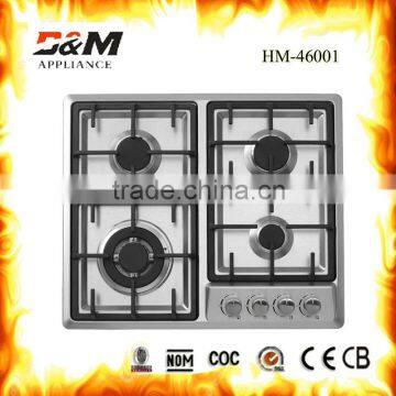 2015 Fashion style 4 gas burners free standing gas cooker