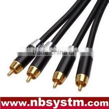 Assembly Type Audio Cable 2xRCA to 2xRCA Plug