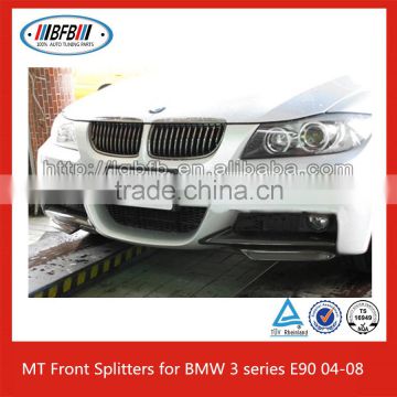 Carbon Fiber Front bumper Spoiler BUMPER Splitter Lip for BMW E90 MT FRONT BUMPER