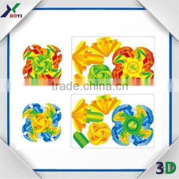 3D PP Plastic Puzzle Spinning Top 3D Toy photo-5