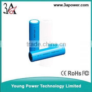 Capacity-type lithium iron phosphate battery 18650-1400mAh