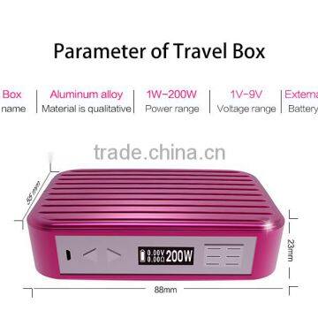 New Style Travel Box e Cig Box Mod Unique Design Original Temperature Control Mod photo-3