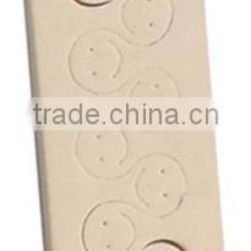 Cute design smile face gel toe separators