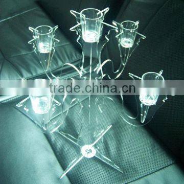 Acrylic candle holder