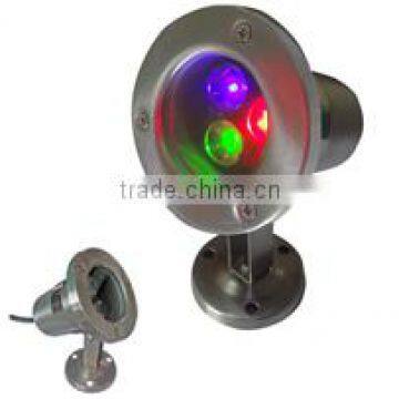 CE RoHS ErP Certified V4A/#316 Stainless Steel Shell AC/DC12V 3W RGB/W Outdoor LED Underwater Light IP68 Structural Waterproof photo-6
