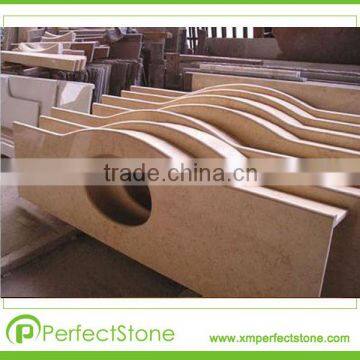 Prefab custome made granite top large supply cheap vanity tops manufacturer