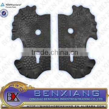 popular wrought iron main gate lock plate