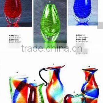 glass home decoration vase