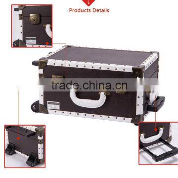 Professional Rolling Travel Trolley Train 6-lights Aluminum Cosmetic Case, Light Makeup Case, Cosmetic Case With Light photo-5