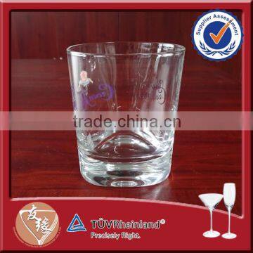 High grade handblown 280ml fancy drinking glass tumbler