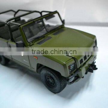 1:18 diecast metal scale military Jeep/truck model