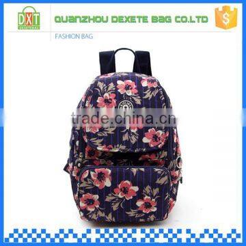 Color patterns nylon custom school backpacks used