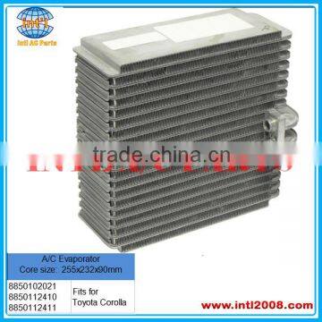 A/C Evaporator FOR Toyota Corolla 1.6L /1.8L EV core size : 255x232x90mm 8850102021 8850112411