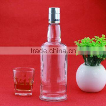 Beautiful Glass Wine Bottle Rum Bottle With Cork Screw Top Liquor Bottle 700ml photo-4