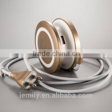 Multi Charger With 2.1A USB Quick Charge and 1.0A Wireless Charging,qi Wireless Charger for Samsung Series photo-3