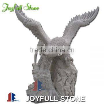 Hand-carved Granite Eagle Statues, Eagle Sculptures