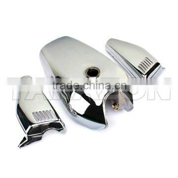 Motorcycle Engine Parts Gas Tank and Side Cover for Cafe Racer Honda CG125 Fuel Tanks photo-5