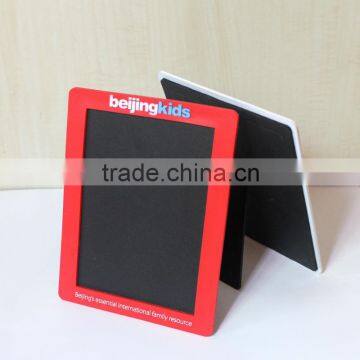 Custom made 3D logo flexible pvc photo frame, rubber pvc picture frames