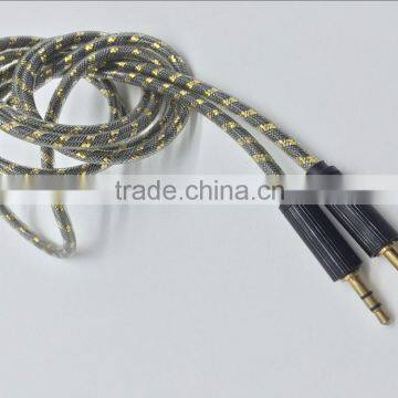 1.5 meters stereo 3.5mm male to male jack AUX audio cable