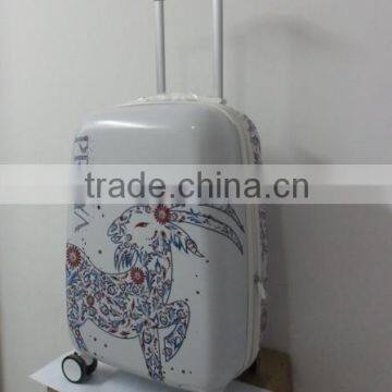 ABS+PC 3 Pcs Set Eminent Beautiful Printed Color Trolley Hard Plastic Tool Case Kids Plastic Carrying Case photo-2