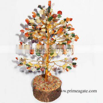 300 Bds Multistone Gemstone Tree | gemstone tree stone crafts