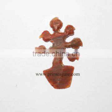 Flowe Pot Shape Agate Arrowhead Artifact | Wholesale Indian Agate Arrowheads