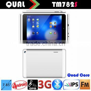 Hot! 7.85 inch 3g tablet pc with MTK8382 Quad Core WCDMA 3G phone call Bluetooth GPS FM full function IPS Display Android 4.4 B