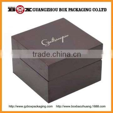 wholesale high quality luxury flip top watch box black