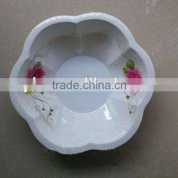 plum blossom shaped melamine fruit plate