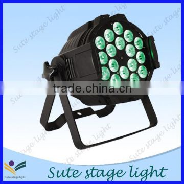 18 x 15W RGBWA-UV 6in1 led par light effect christmas projector