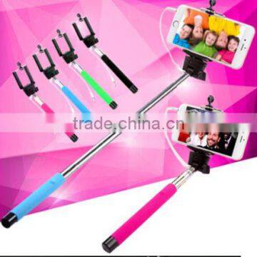 Extendable Handheld Stick Selfie Monopod For Iphone / Samsung / HTC Phone Camera