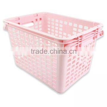 hot sale colorful hard plastic storage basket