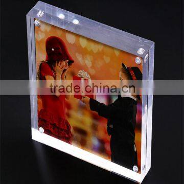 2016 new products love photo frameless acrylic picture frames