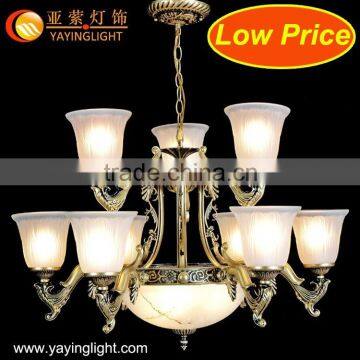 Continental antique brass chandelier,corridor hotel restaurant chandelier