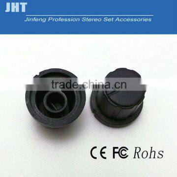 Black potentiometer knob