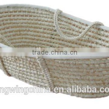 Eco-Friendly Straw Baby moses basket