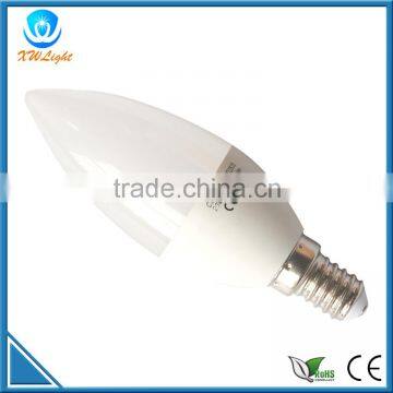 4w/5w led candle light bulb candle led bulb 5w intermediate base led bulb