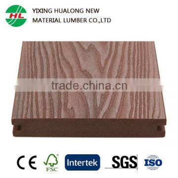 co-extrusion wood plastic composite decking with high quality