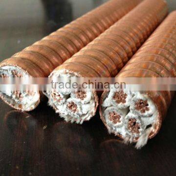 China best sale mica tape armored copper tape sheath fireproof cable